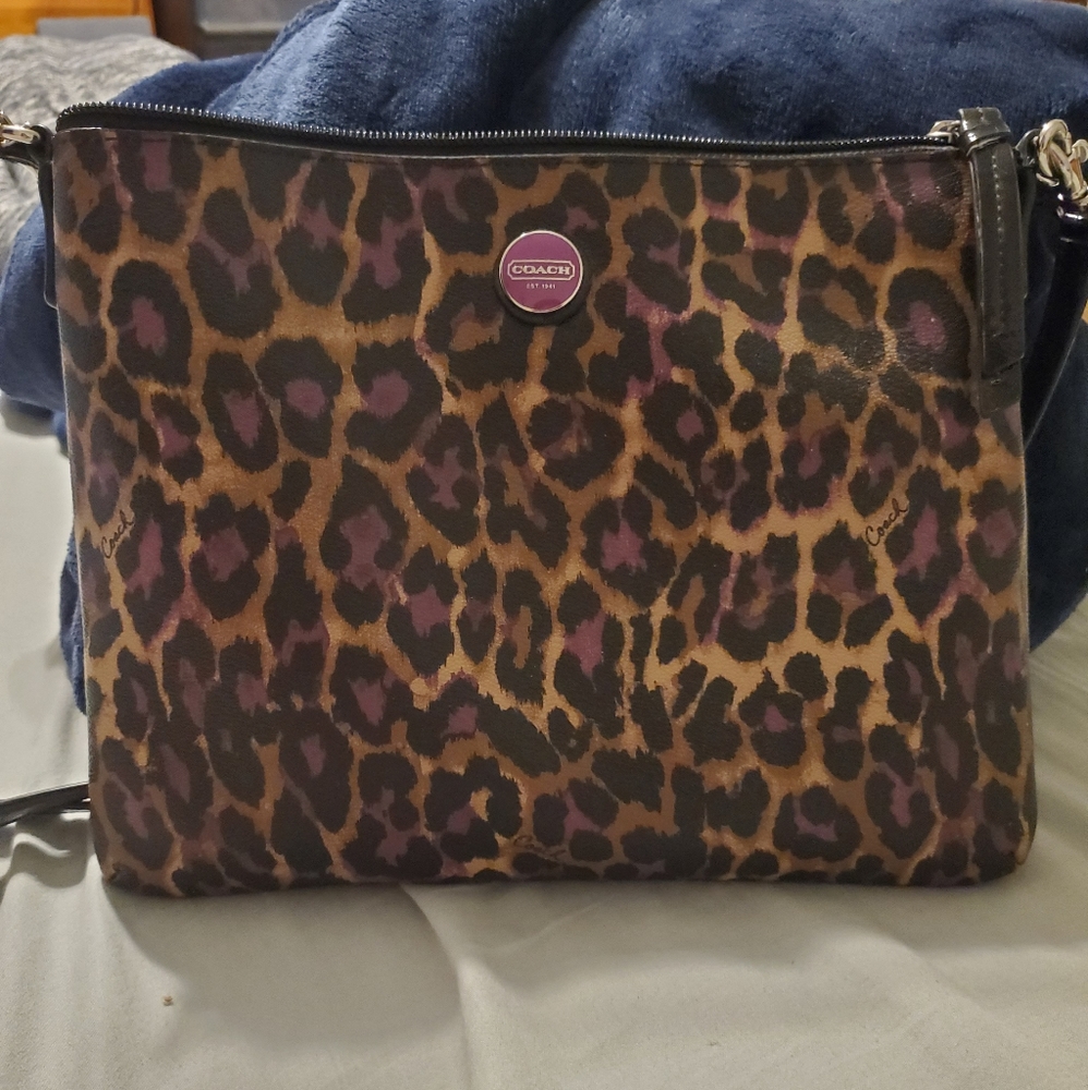 Violet Ocelot Coach Crossbody